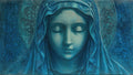 The Handmaid of the Lord — Scriptural — Marian Devotion Downloadable 8k Digital Illustration