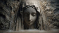 Our Lady of Lourdes France 1858 — Apparitions and Major Devotions — Marian Devotion Downloadable 8k Digital Illustration
