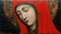Mary Gate of Heaven — Symbolic — Marian Devotion Downloadable 8k Digital Illustration