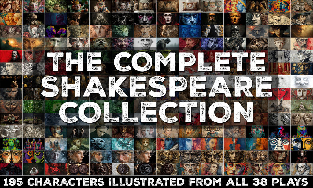 VIP COMPLETE SHAKESPEARE COLLECTION: 195 CHARACTERS ILLUSTRATED
