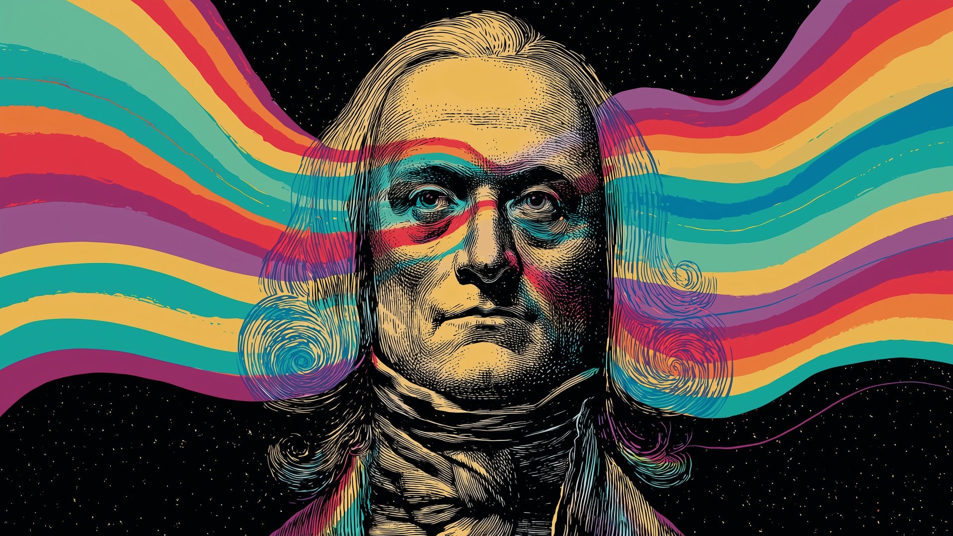 Franz Liszt — Composer — VIP Varied Illustrated People Downloadable 8k Digital Illustration