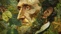 Henry David Thoreau — Author — VIP Varied Illustrated People Downloadable 8k Digital Illustration