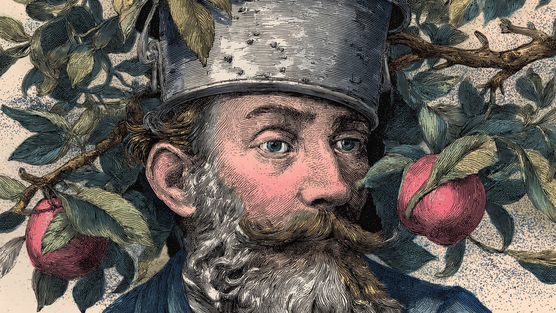 Johnny Appleseed — Pioneer — VIP Varied Illustrated People Downloadable 8k Digital Illustration