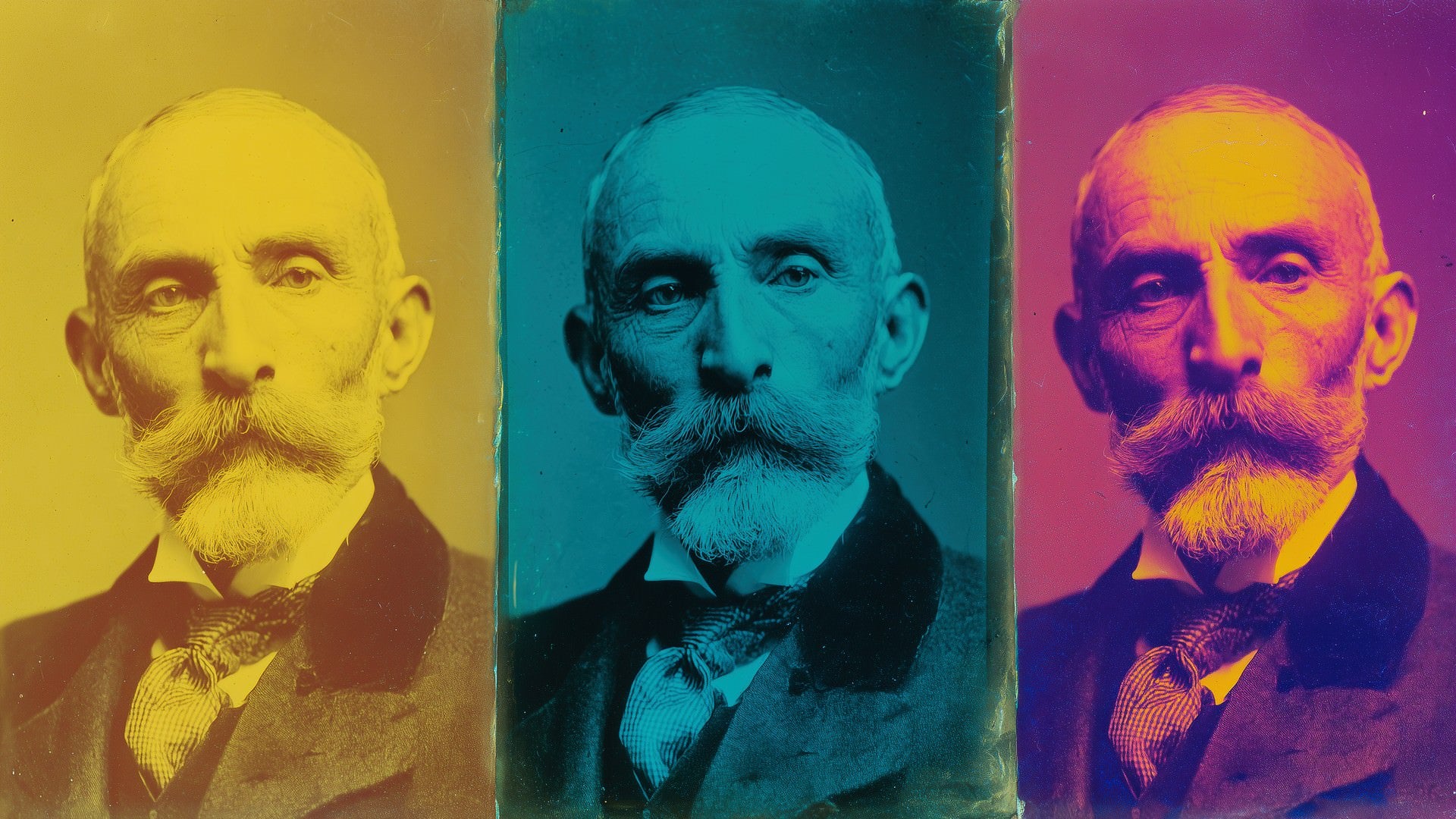Louis Arthur Ducos du Hauron — Inventor — VIP Varied Illustrated People Downloadable 8k Digital Illustration