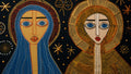 Saints Perpetua and Felicitas — Martyrs — VIP Varied Illustrated People Downloadable 8k Digital Illustration
