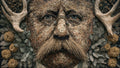 Theodore Roosevelt — US President — VIP Varied Illustrated People Downloadable 8k Digital Illustration