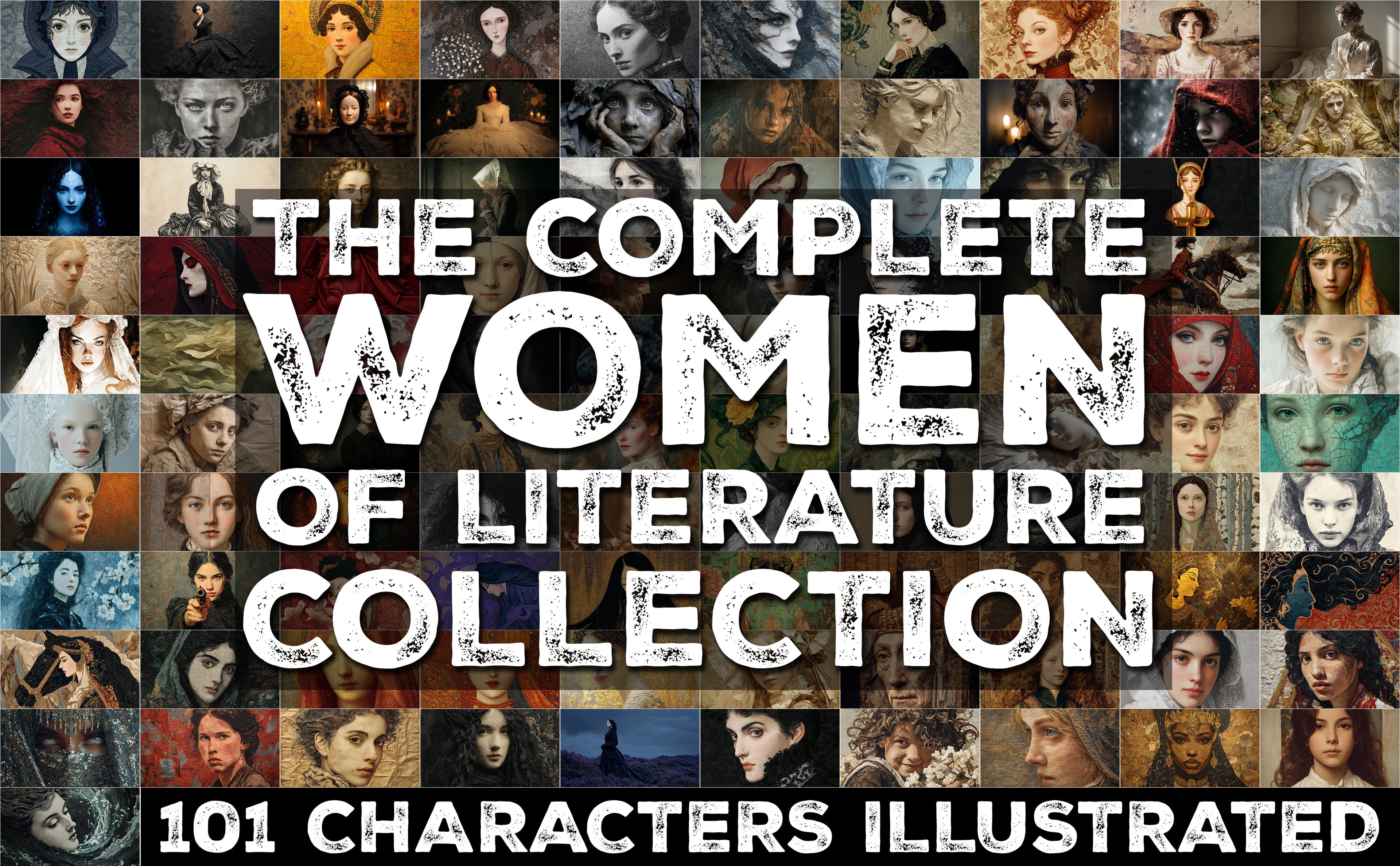 101 VIP WOMEN CHARACTERS OF WORLD LITERATURE COLLECTION
